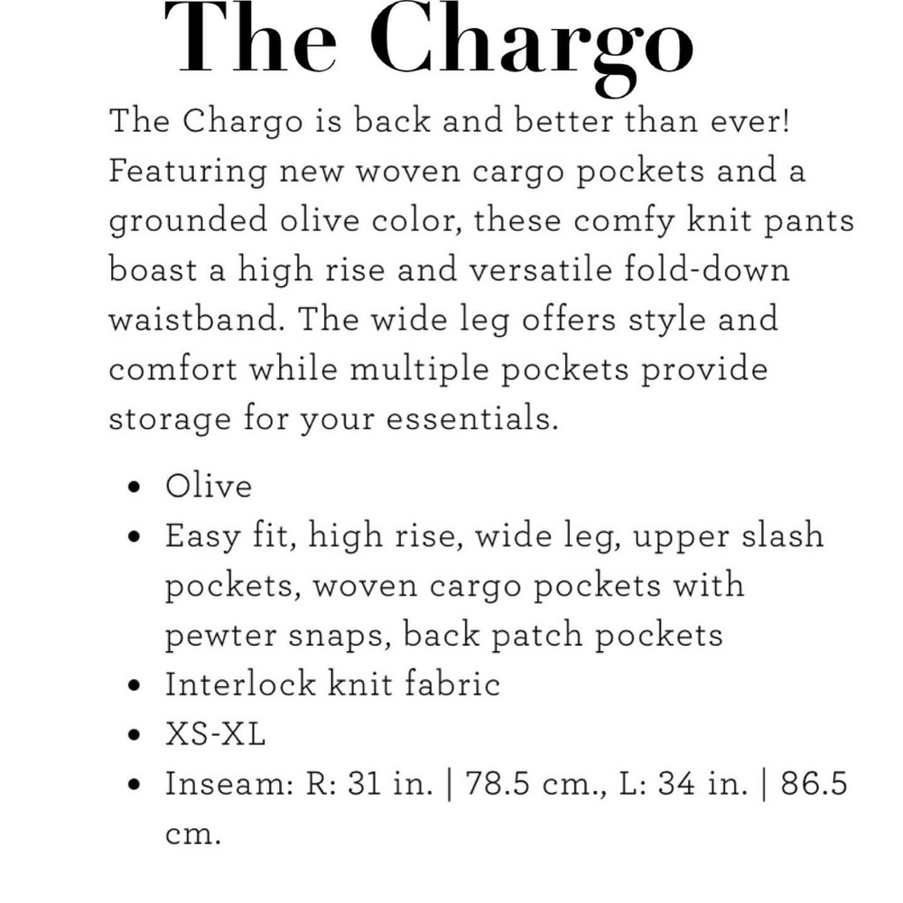 CAbi fall 24 chargo - Picture 2 of 9